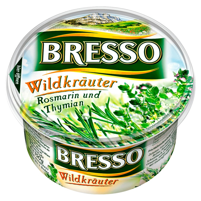 Bresso Frischkäse Wildkräuter 150g